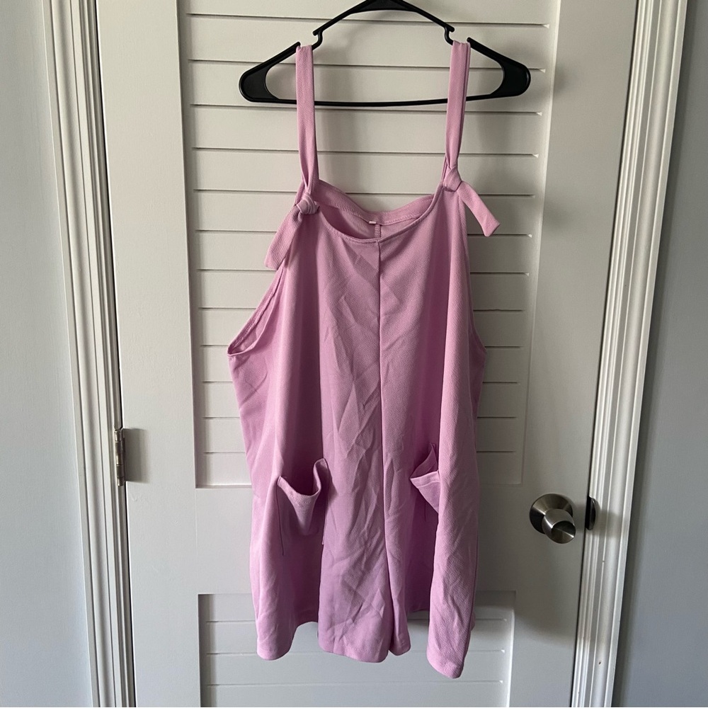 Pink Romper with Pockets Size 5XL